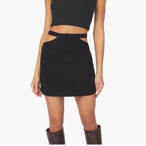 Cut out comfort stretch skirt